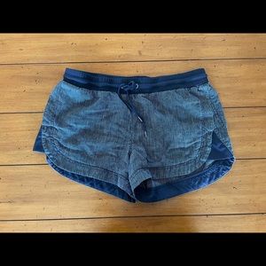 Athleta linen drawstring shorts